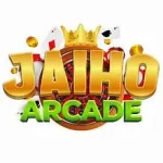 Sleek and modern Jaiho Arcade brand logo with clean text and a stylized controller or joystick icon.