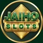 Jaiho logo with bold lettering, vibrant colors, and a sleek gaming-style design.