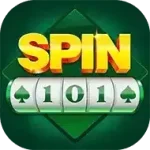 Spin 101 logo with bold lettering and vibrant gaming-style colors.
